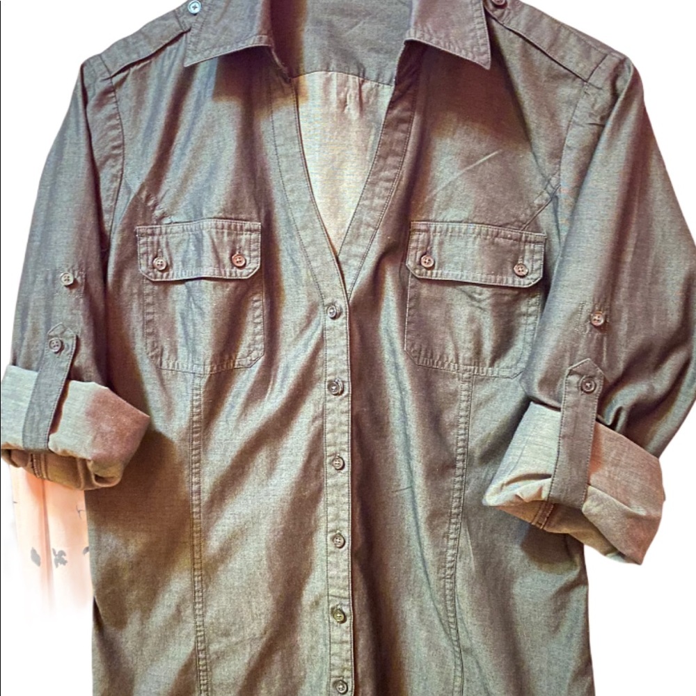 Express Button Down Long Sleeve